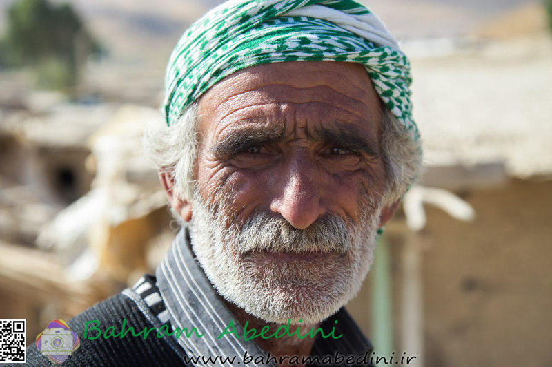 پیرمرد زلزله زده کرمانشاه