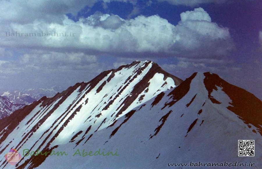 Khers-chal and Boz-chal peak in central Alborz mountain series