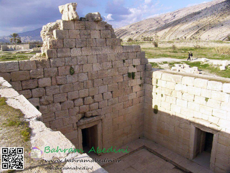 Anahita Temple in ruins of Bishapur, Kazerun