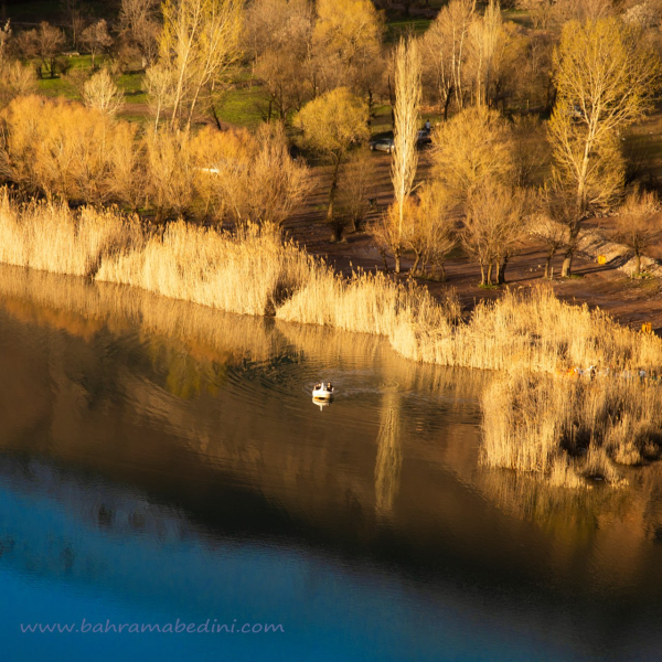 Avan Lake in Iran