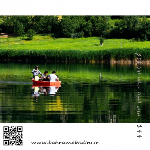 In a boat on Avan lake
